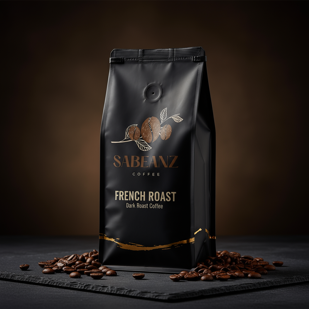 French Roast Coffee Bag - Sabeanz Branding