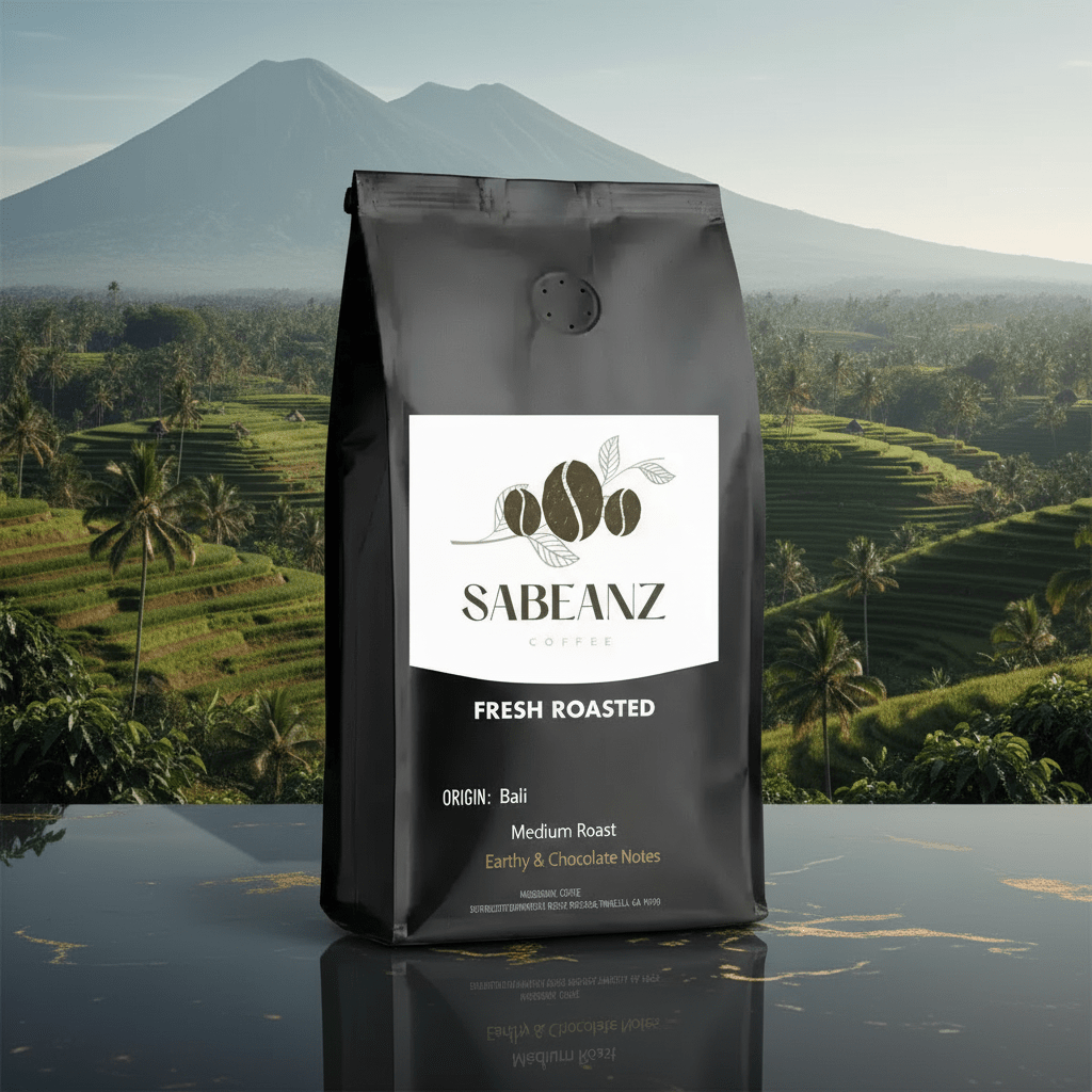 Bali Single Origin Medium Roast Coffee - Dark Chocolate And Molasses
