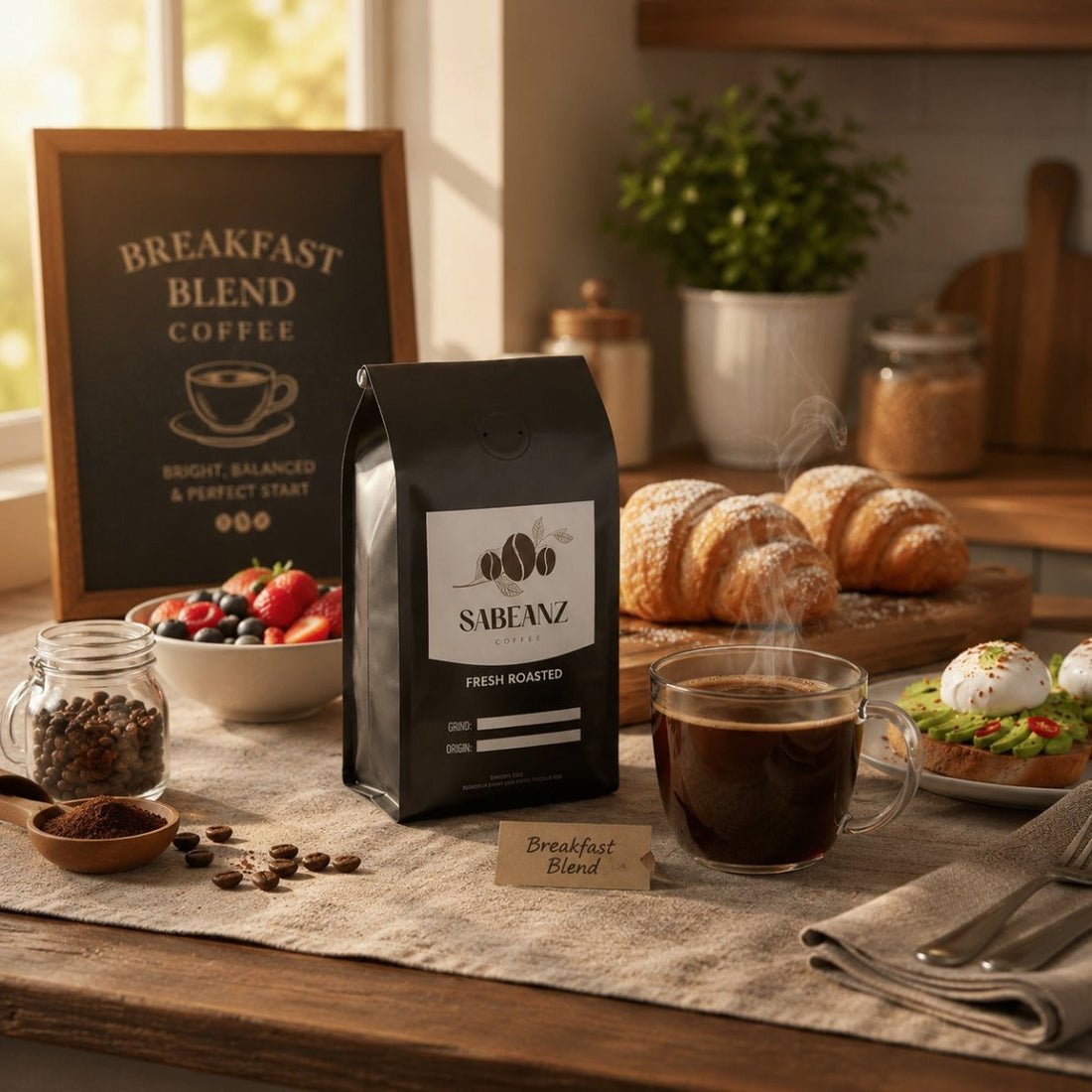 Breakfast Blend Coffee - Sabeanz Coffee & Tea