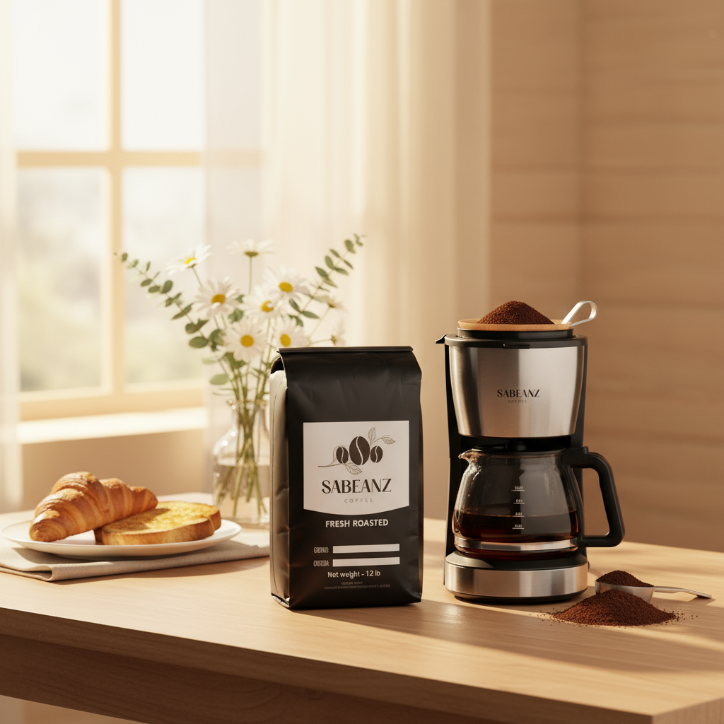 Breakfast Blend Coffee with Morning Theme