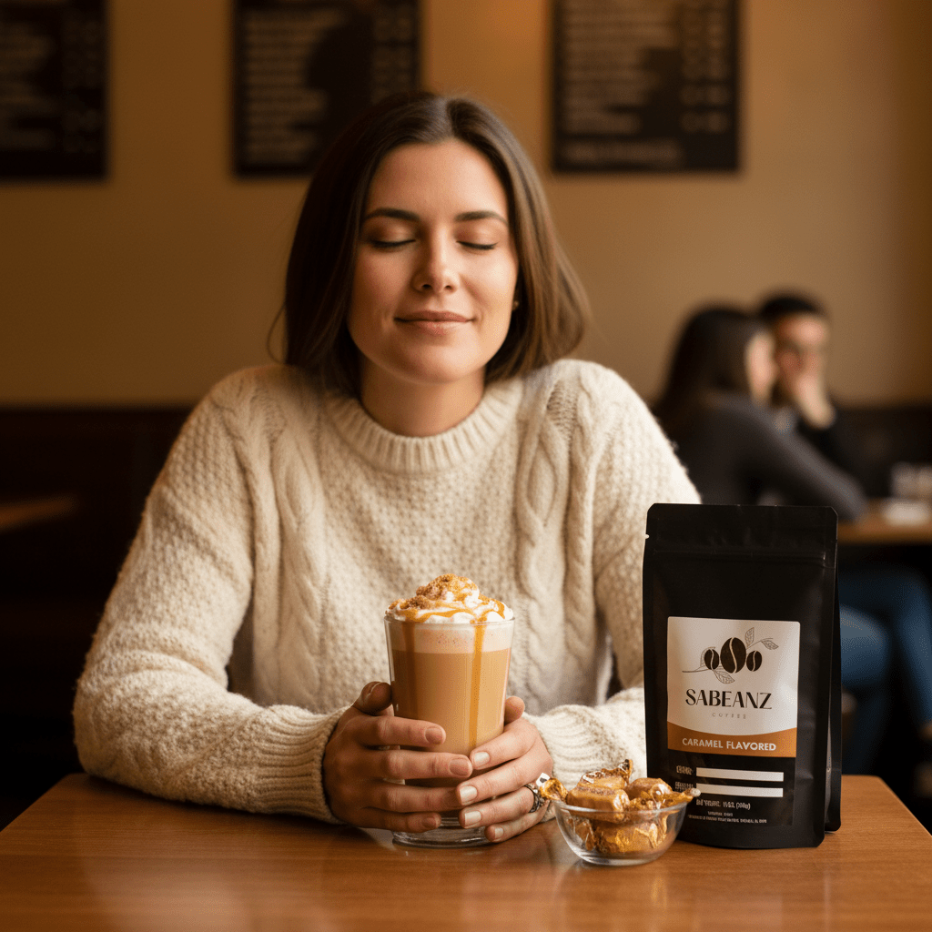 Caramel Flavored Blend Medium Roast Coffee - Sabeanz Coffee & Tea