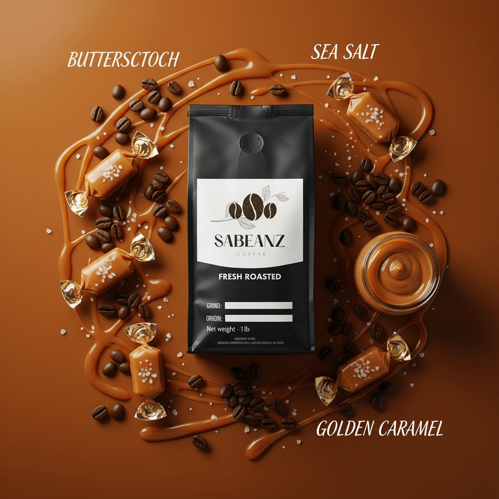 Caramel Flavored Blend Medium Roast Coffee - Sabeanz Coffee & Tea