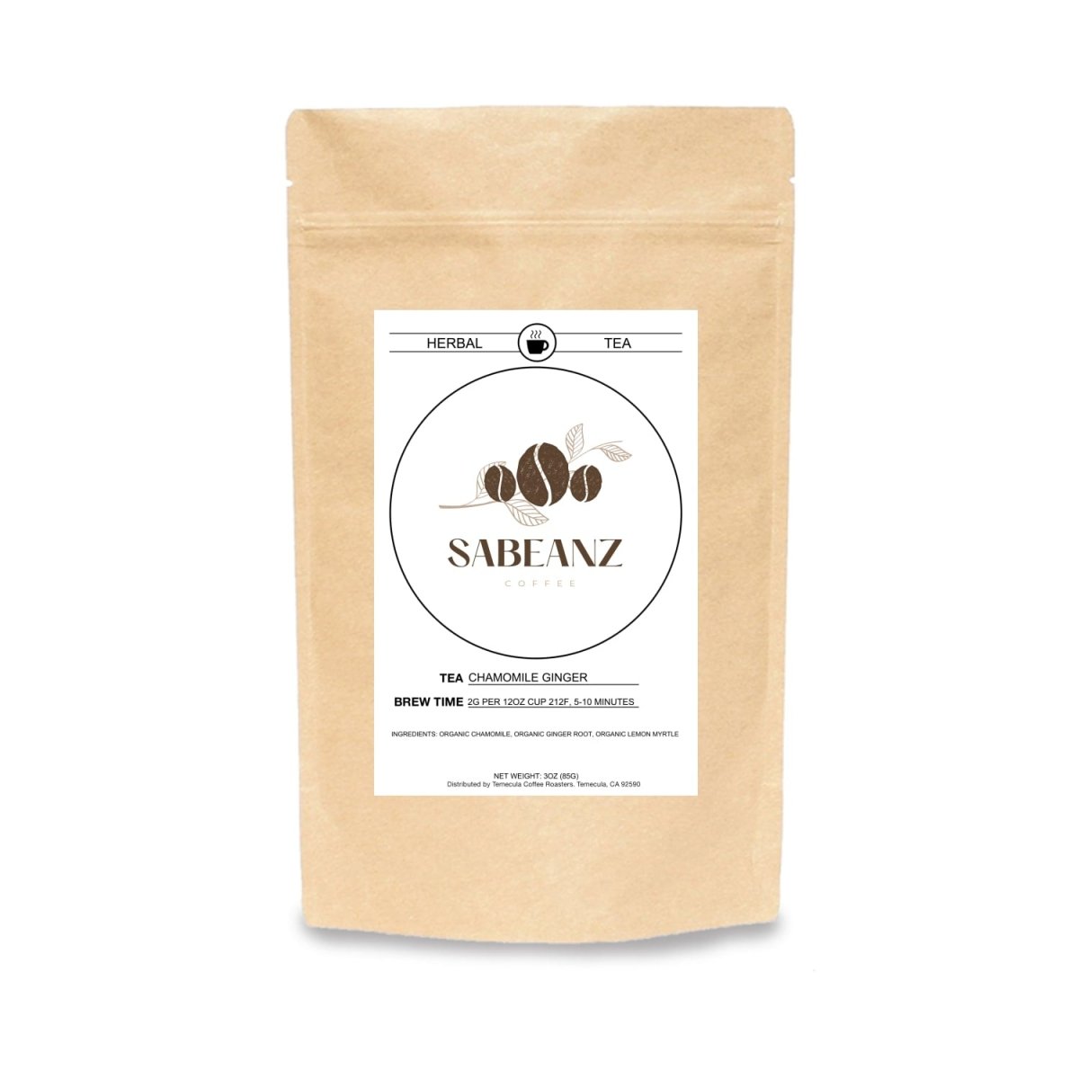 Chamomile Ginger - Sabeanz Coffee & Tea