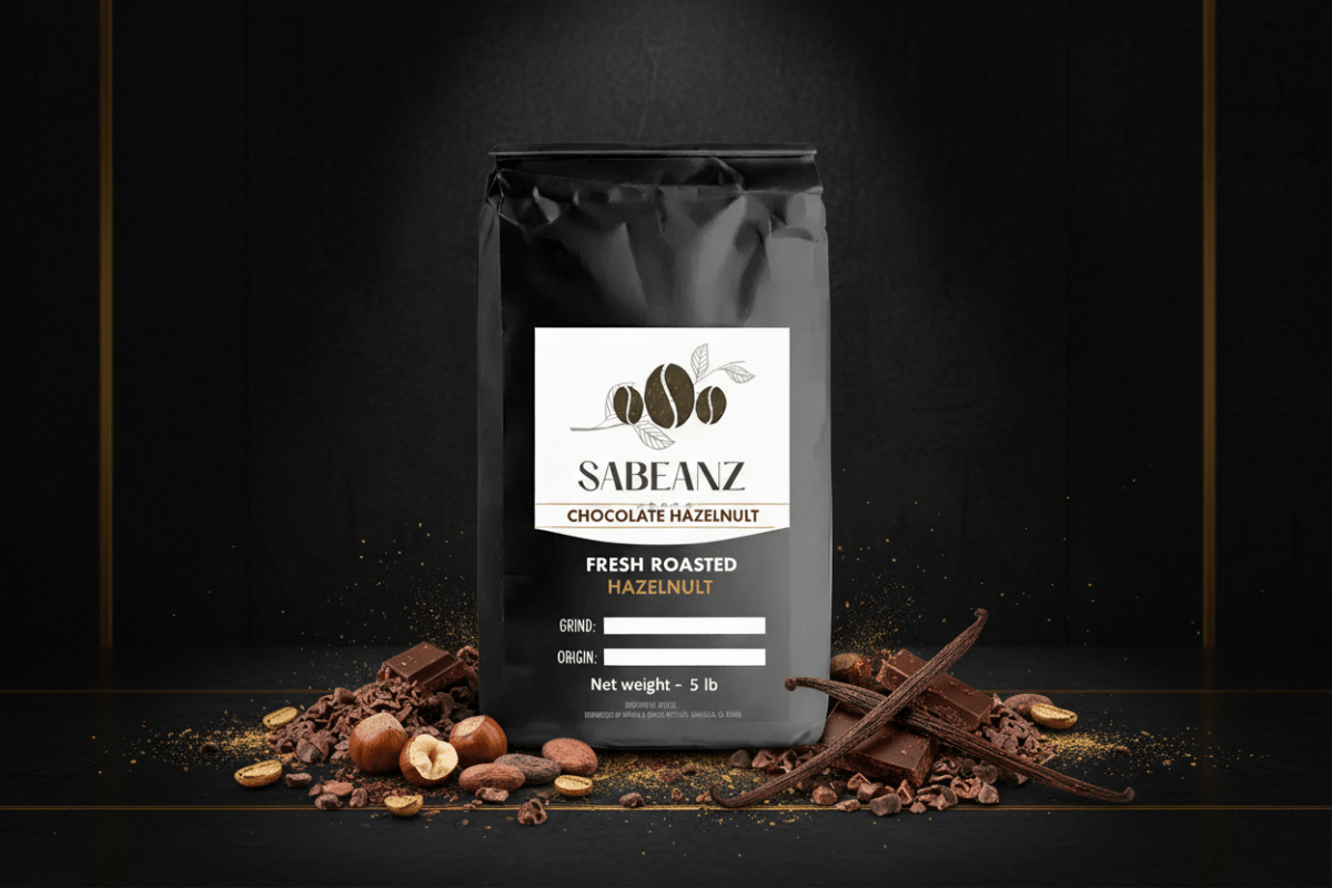 Chocolate Hazelnut Coffee - Mocha Hazelnut Blend | Sabeanz