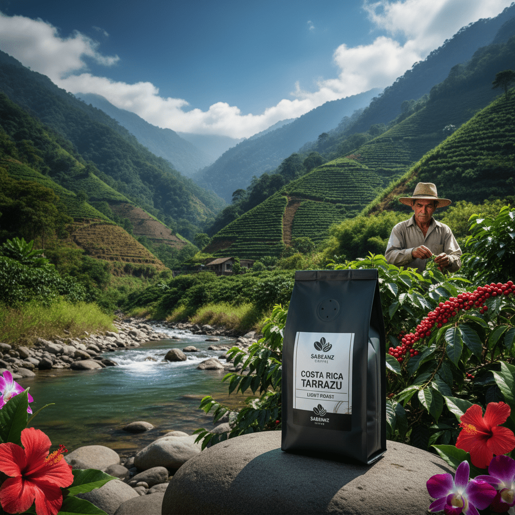 Costa Rica Tarrazu Light Roast - Sabeanz Coffee & Tea
