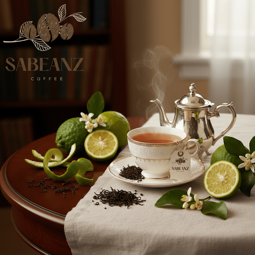 Earl Grey - Black Tea Loose Leaf - 3oz - Traditional Morning Tea - Sabeanz Coffee & Tea