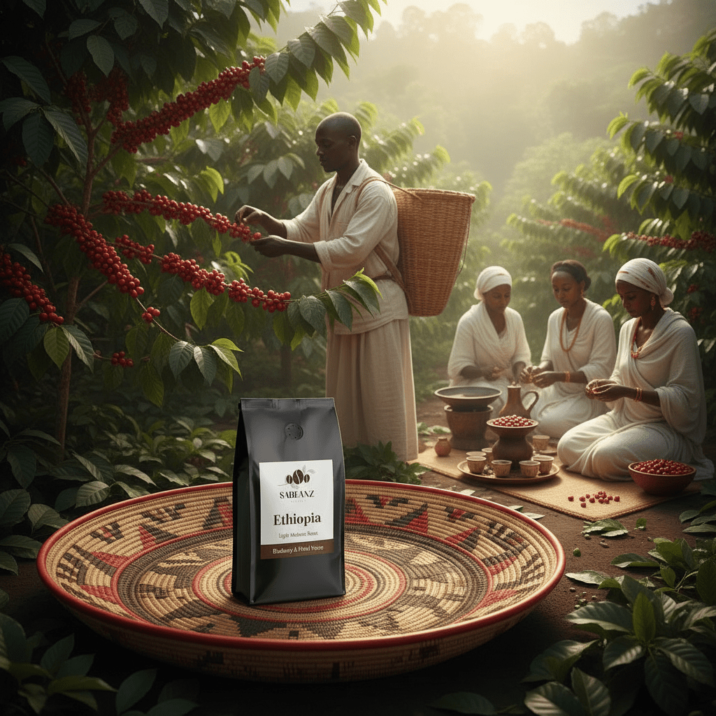 Ethiopia Light - Medium Roast - Sabeanz Coffee & Tea