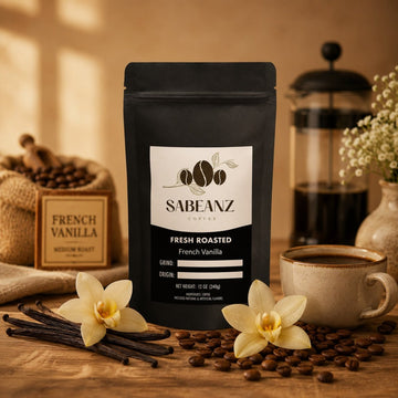 French Vanilla : Blend Medium Roast Coffee - Sabeanz Coffee & Tea