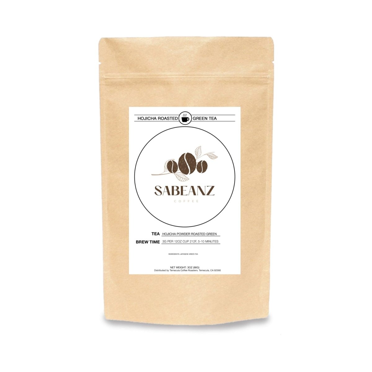 Hojicha - Sabeanz Coffee & Tea