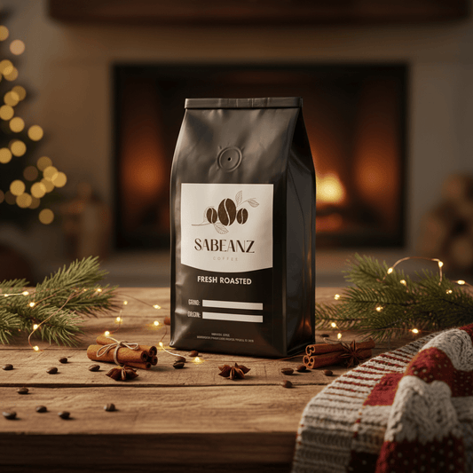 Holiday Blend: Latin American Medium Roast Coffee Whole Bean - Multiple Sizes - Seasonal Gift Coffee - Sabeanz Coffee & Tea