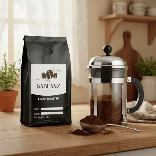 House Blend: Latin American Medium Roast Coffee Ground/Whole Bean - Multiple Sizes - Balanced Daily Coffee - Sabeanz Coffee & Tea