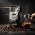 Max Caf Blend: African Asian Blend Medium Roast Coffee Whole Bean - Multiple Sizes - Maximum Caffeine - Sabeanz Coffee & Tea