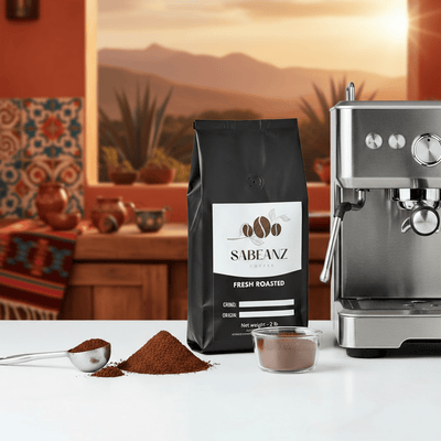 Mexico: Medium Roast Single Origin Coffee - Ground/Whole Bean - Multiple Sizes - Sabeanz Coffee & Tea