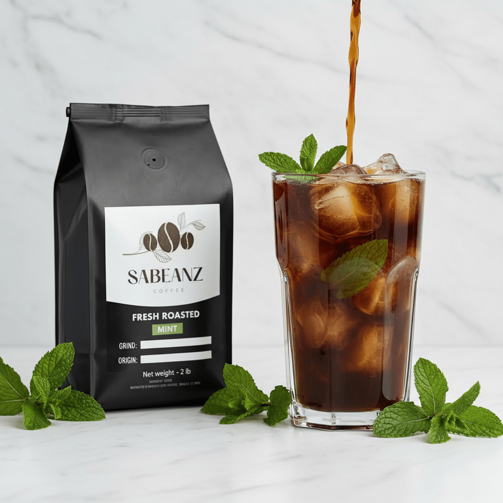 Mint flavored - Medium Roast - Sabeanz Coffee & Tea