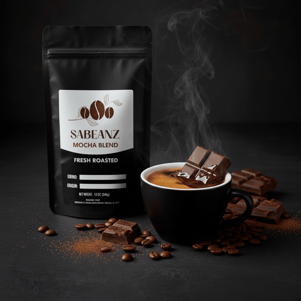 Mocha - Chocolate Espresso Flavor - Sabeanz Coffee & Tea