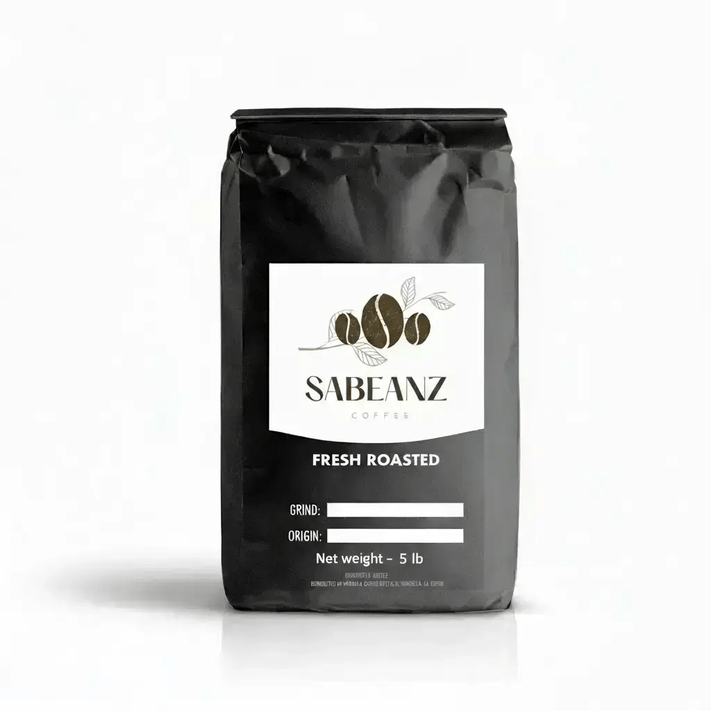 Papua New Guinea Coffee: Washed Medium Roast Single Origin Coffee Whole Bean - Multiple Sizes - Caramel Honey Notes - Sabeanz Coffee & Tea