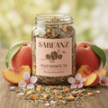 Peach Paradise: Caffeine - Free Herbal Tea Loose Leaf - 3oz - Fruity Peach Blend - Sabeanz Coffee & Tea