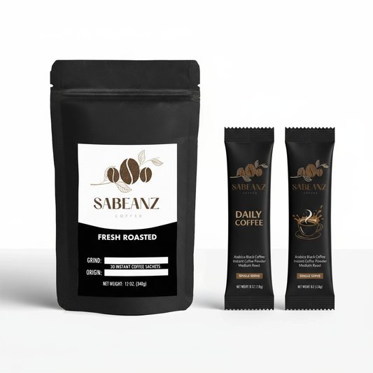 Sabeanz Instant Coffee Bag and Sachets