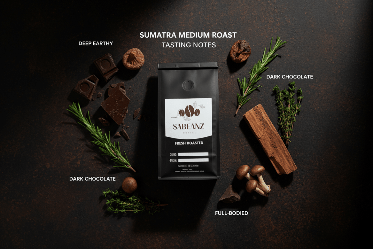 Sumatra Medium Roast - Sabeanz Coffee & Tea
