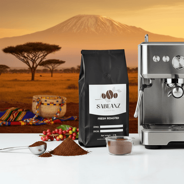 Tanzania: Washed Medium - Light Roast Single Origin Coffee Whole Bean - Multiple Sizes - Jasmine Strawberry Floral - Sabeanz Coffee & Tea